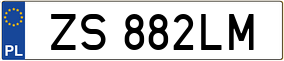 Truck License Plate